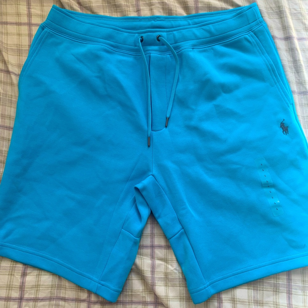 Polo RL Men's Double Knit Shorts Blue